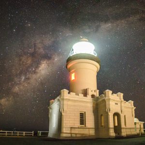 Cape Byron Lighthouse under the Milky Way